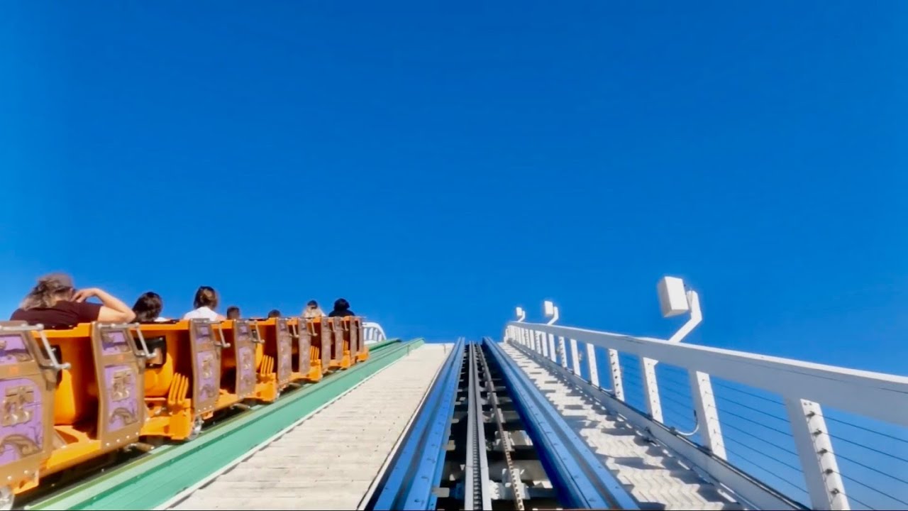 Twisted Colossus CRAZY RMC Roller Coaster (RACING 4K POV!) | Six Flags Magic Mountain [No Copyright]