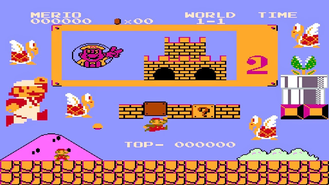 NES Super Mario Bros Melee 2 Gameplay : Epic Retro Battle!