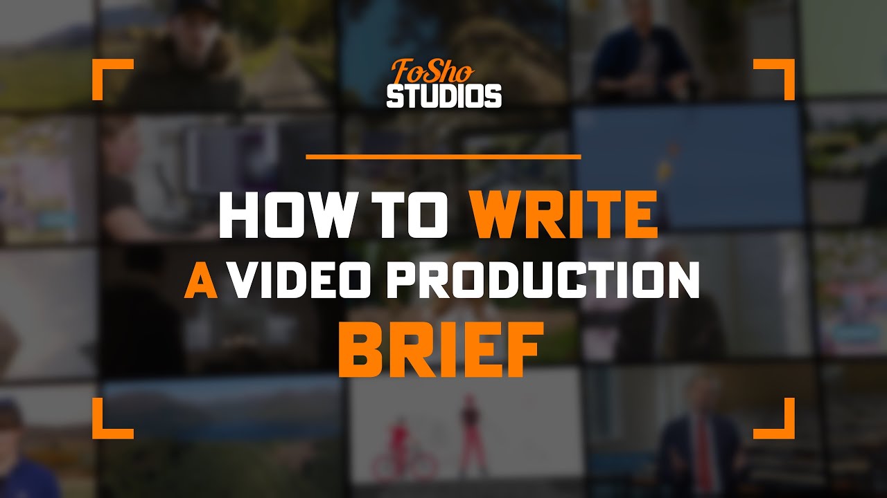 From Concept to Creation: How to write a video production brief | FROM THE FIELD E13