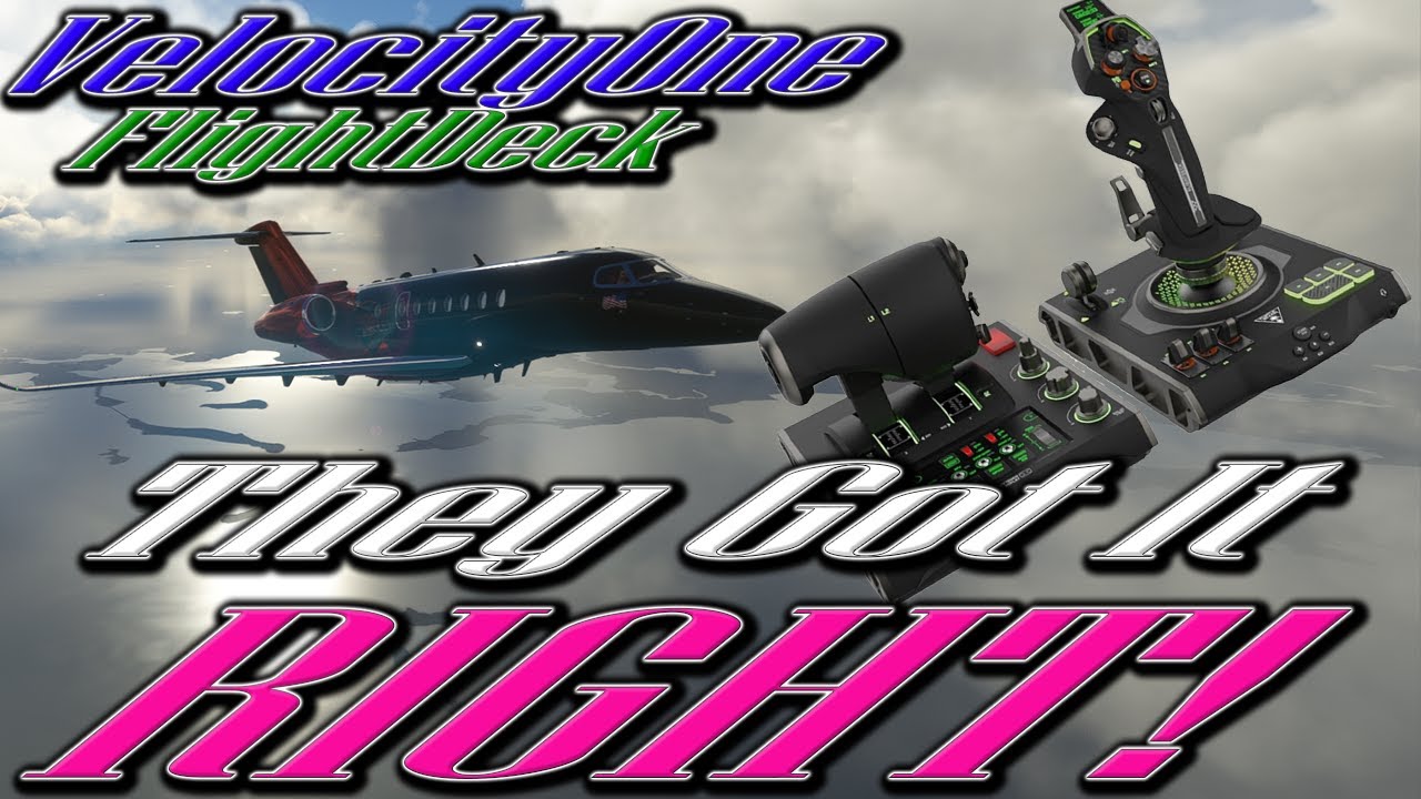Первые впечатления от VelocityOne FlightDeck с MSFS