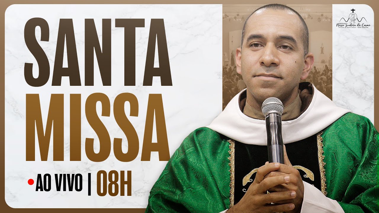 Santa Missa | 08:00 | 09 de Novembro de 2025 | Live Ao vivo
