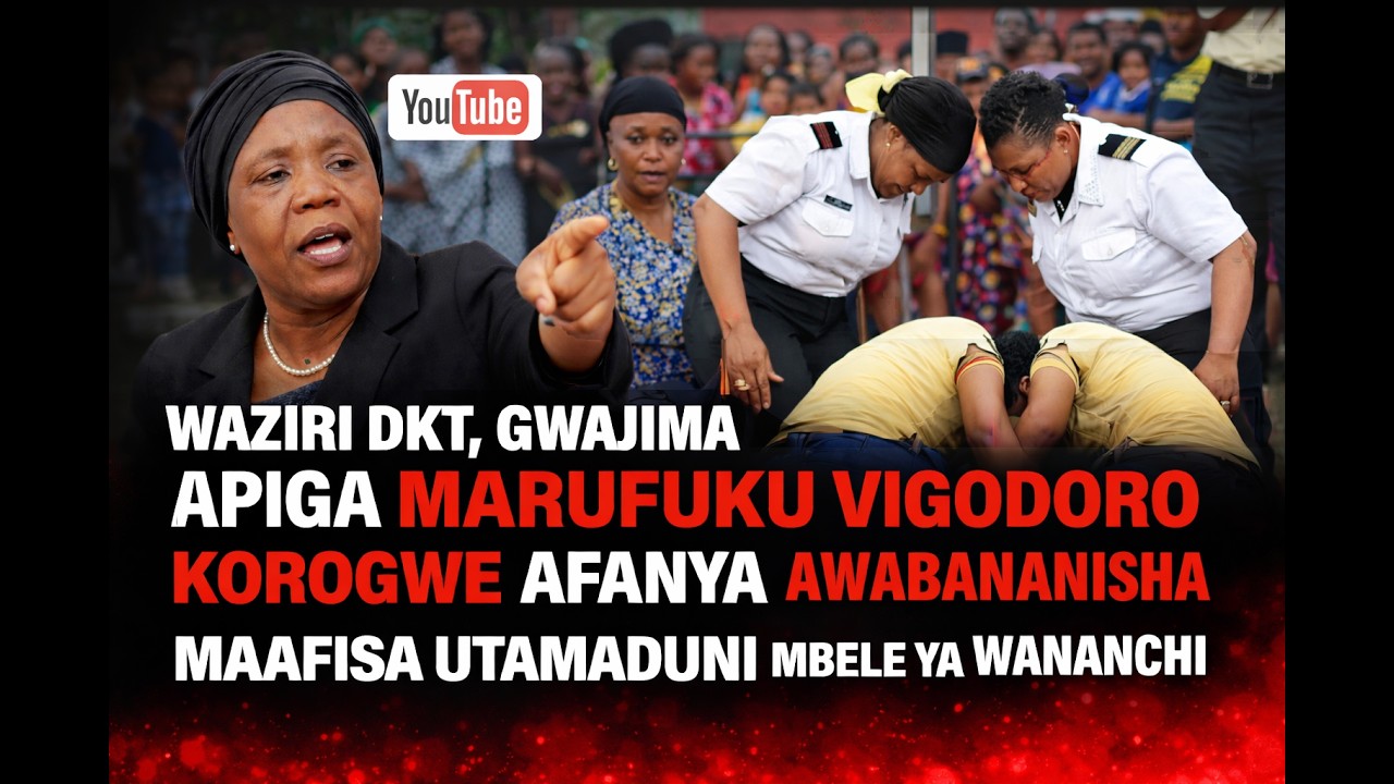 DKT GWAJIMA AWABANANISHA MAAFISA UTAMADUNI,APIGA MARUFUKU VIGODORO