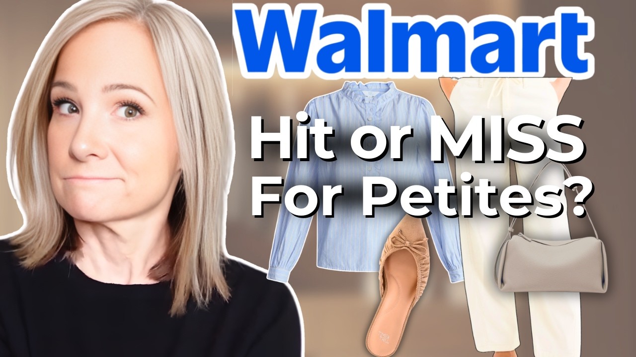 Весенняя примерка одежды для миниатюрных женщин в Walmart | Что стоит купить?