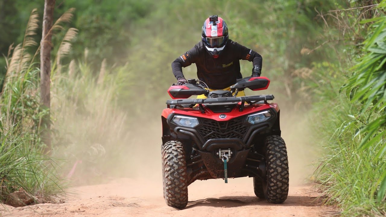 ขับ ATV CFMOTO X520 ขึ้นผาตัดครั้งแรก #CFMOTO #ATV