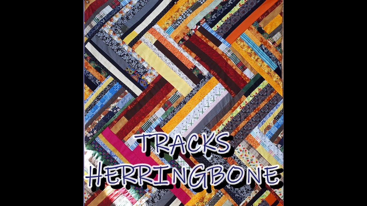 Tracks Herringbone Quilt Block