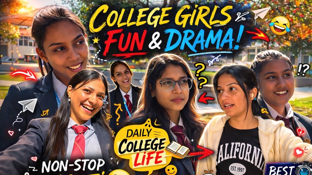 College Life Vlog 🎓🔥|| Non-Stop Masti & Campus Moments 😂||#students#vlog#college#viral 