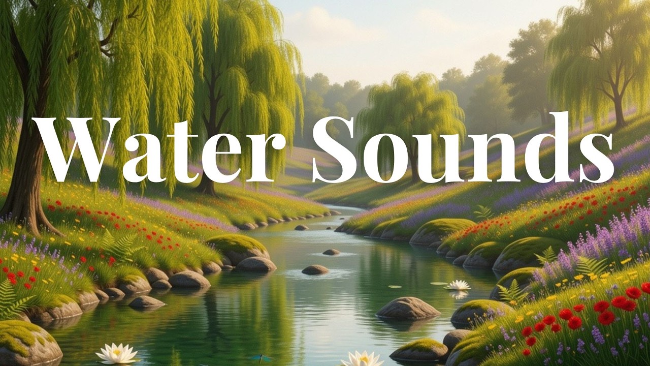 Calming Water Sounds 🌊 Deep Relaxation, Anxiety Relief & Sleep