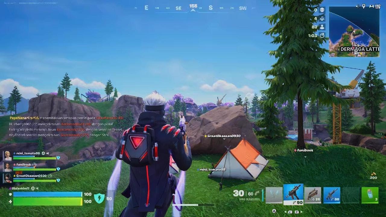 Fortnite SQUADS random ZERO BUILD VICTORY ROYALE
