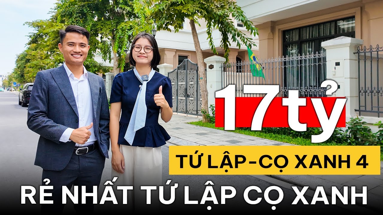 Bán biệt thự TỨ LẬP CỌ XANH rẻ nhất  Vinhomes Ocean Park 2