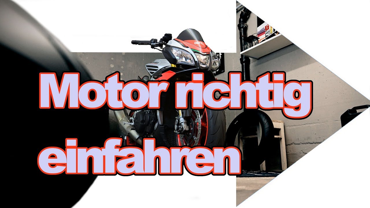 Motorrad Motor richtig einfahren - Schraubervlog Tuono Lenkererhöhung