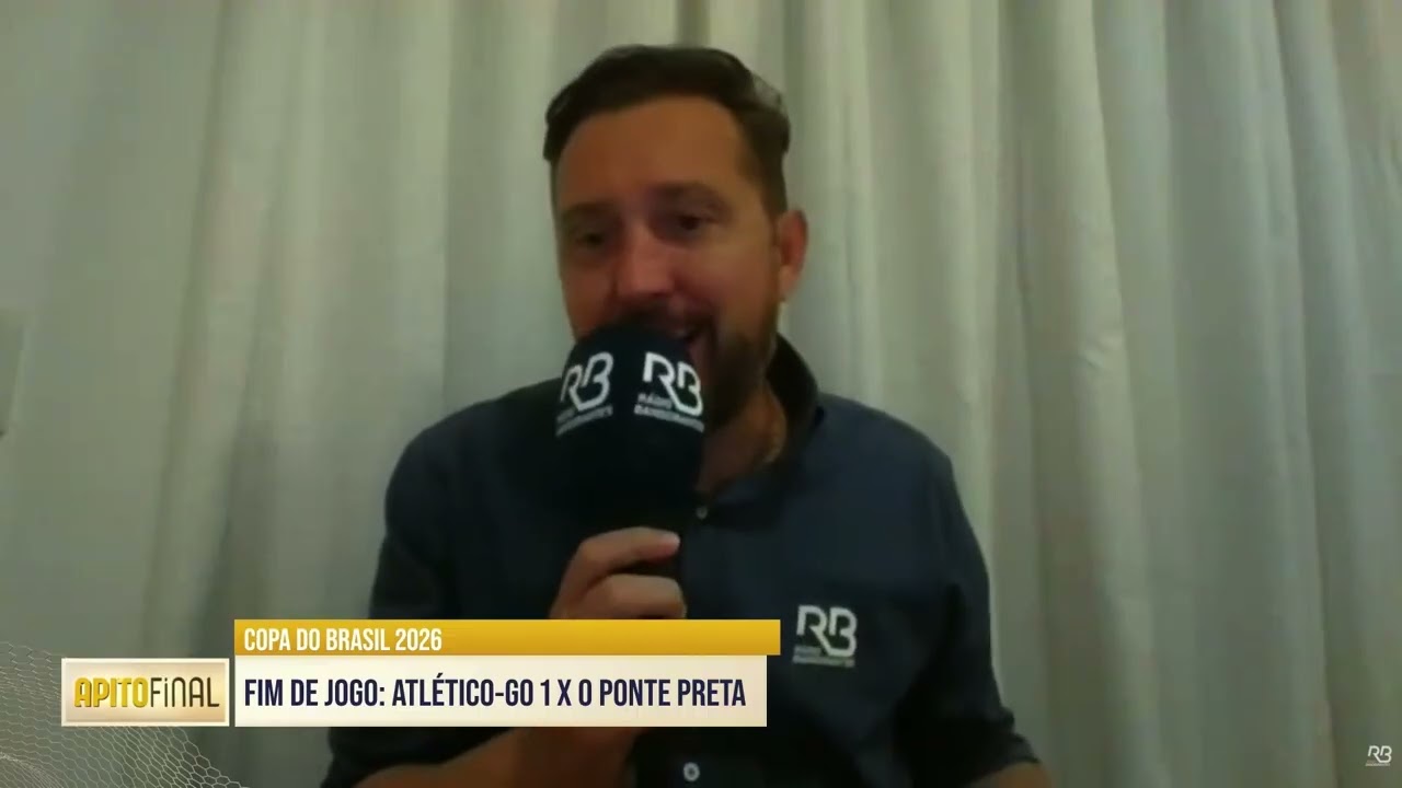Comentário Gleguer Atlético-GO 1 X 0 Ponte Preta - 18/03/2026 - Rádio Bandeirantes Campinas
