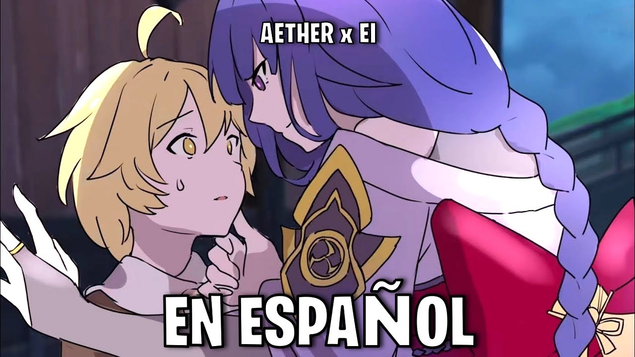 ❤ Raiden Ei quiere que Aether sea su Hombre... | EI x AETHER Comic sub ESPAÑOL | Genshin Impact