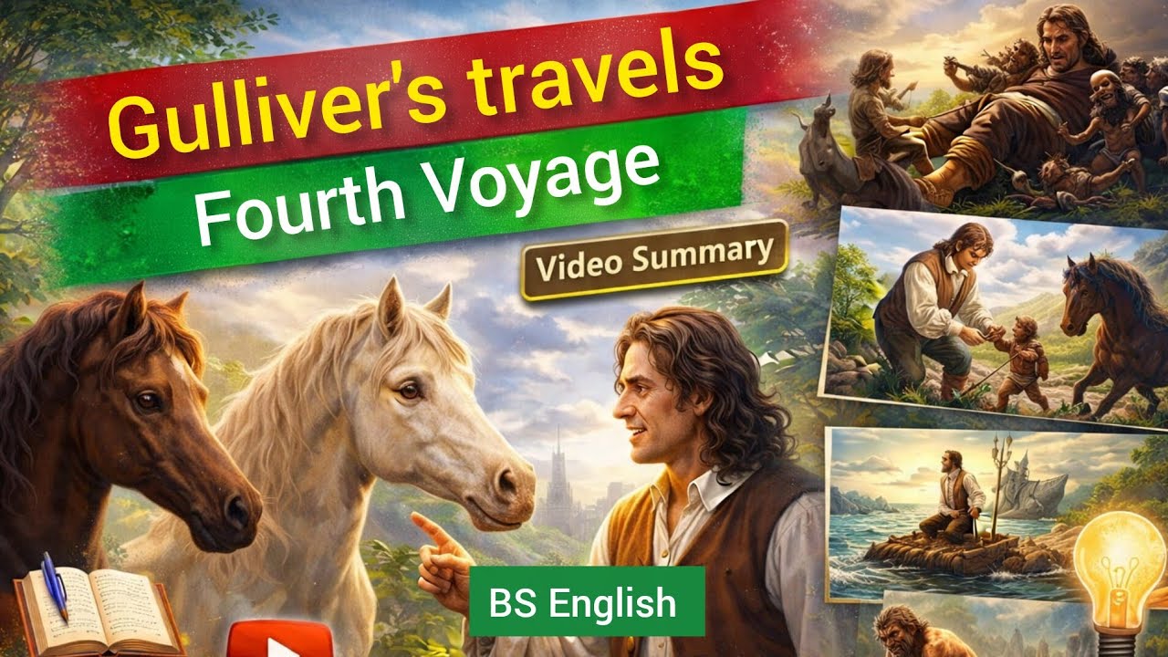 Gulliver's travels in 6 minutes /summary analysis/BS English 
