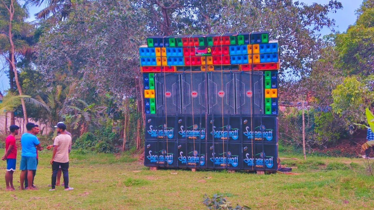 ধামুয়া-রামনাথপুরে Saraswati Music 💪🏻 নতুন সেটআপ নিয়ে//Ramnathpur kali puja Saraswati Music 2026