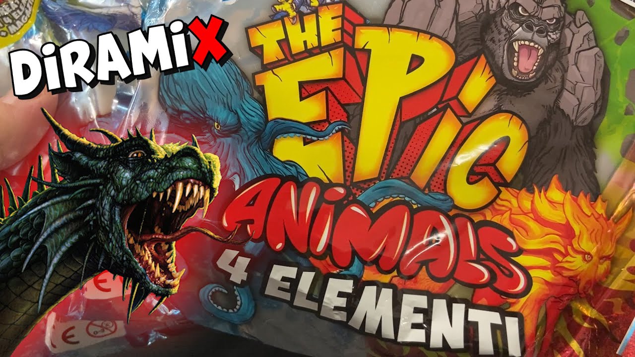 🔥💧 THE EPIC ANIMALS: 4 ELEMENTI ⛰️🌬️ UNA SUPER COLLEZIONE! Diramix | Speciale Edicola