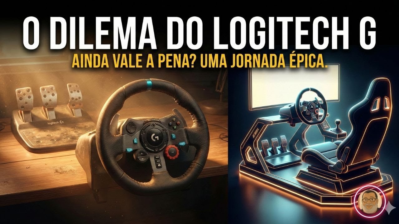 O Dilema dos Volantes com Engrenagens em 2026 (Vale a pena um Logitech Serie G?)