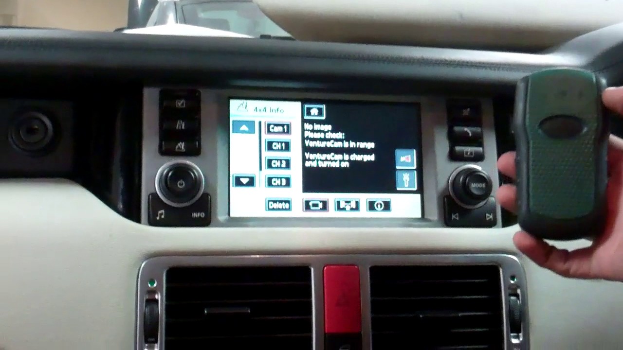 Range Rover L322 Venture Cam pairing and use