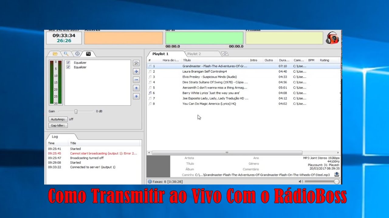 Como Transmitir ao Vivo Com o R&aacute;dioBoss