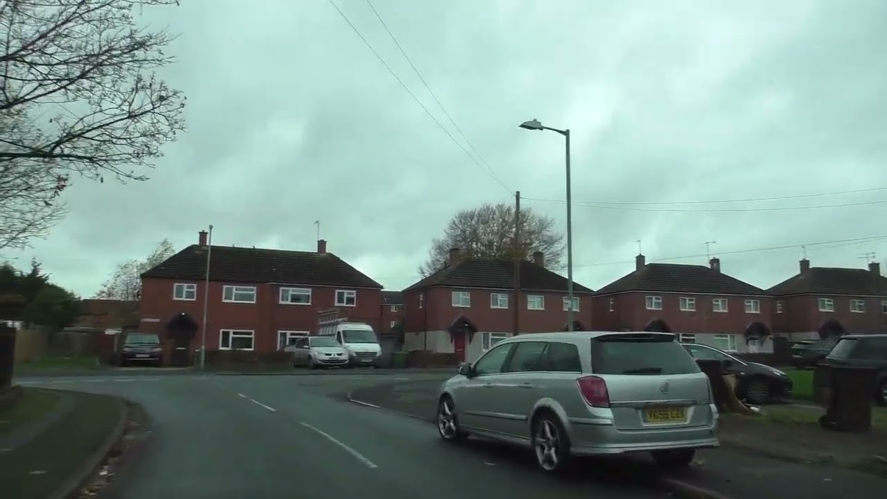 Driving Around Dines Green Estate, Worcester, Worcestershire, England 11th November 2025