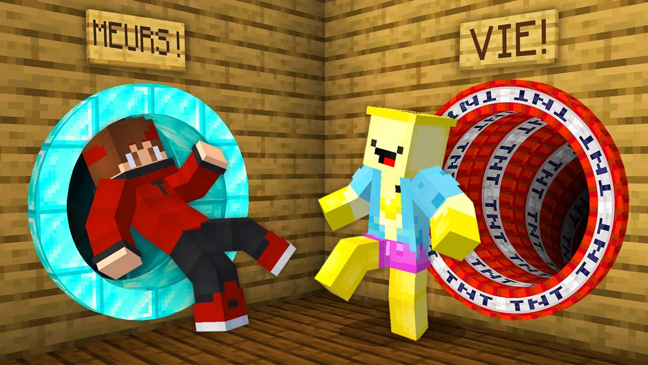 Ne Choisissez pas le Mauvais TROU sur Minecraft !