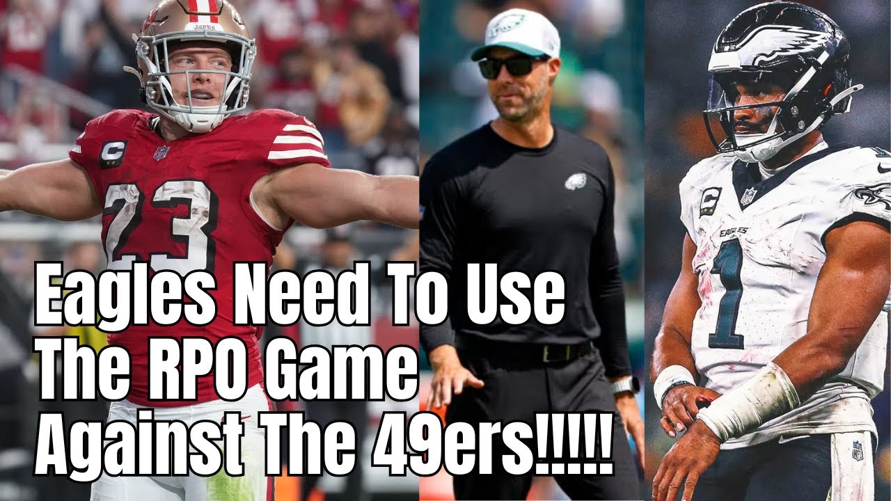 Eagles Need To Use Jalen Hurts & The RPO Game Against "THE BEAT UP" 49ers Missing Fred Warner!!!!!
