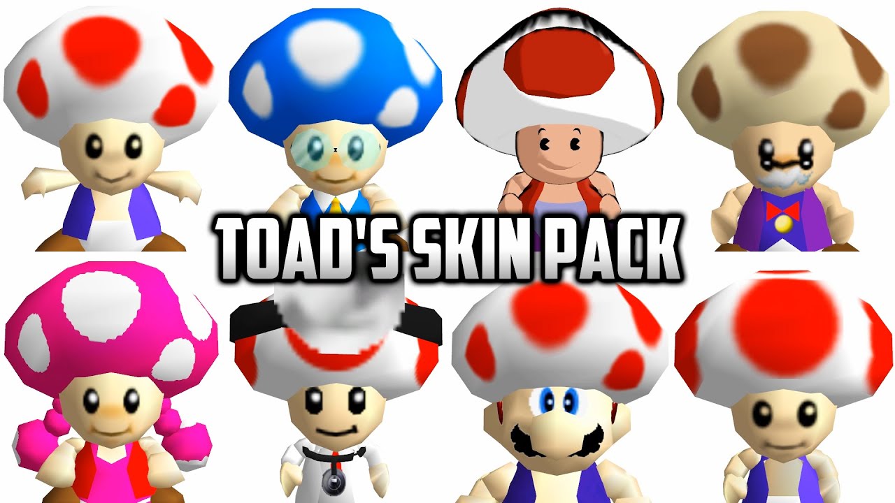 ⭐ Super Mario 64 PC Port - Toad's Skin Pack