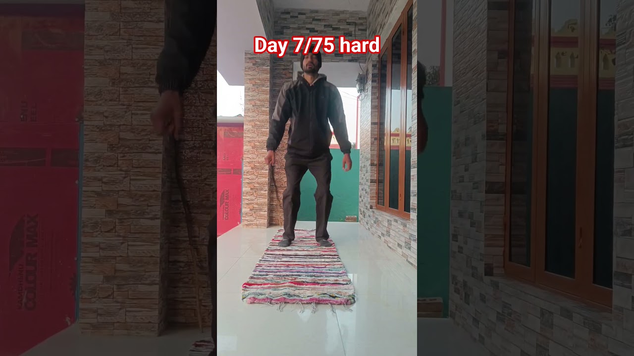 1 week is completed of 75 hard 