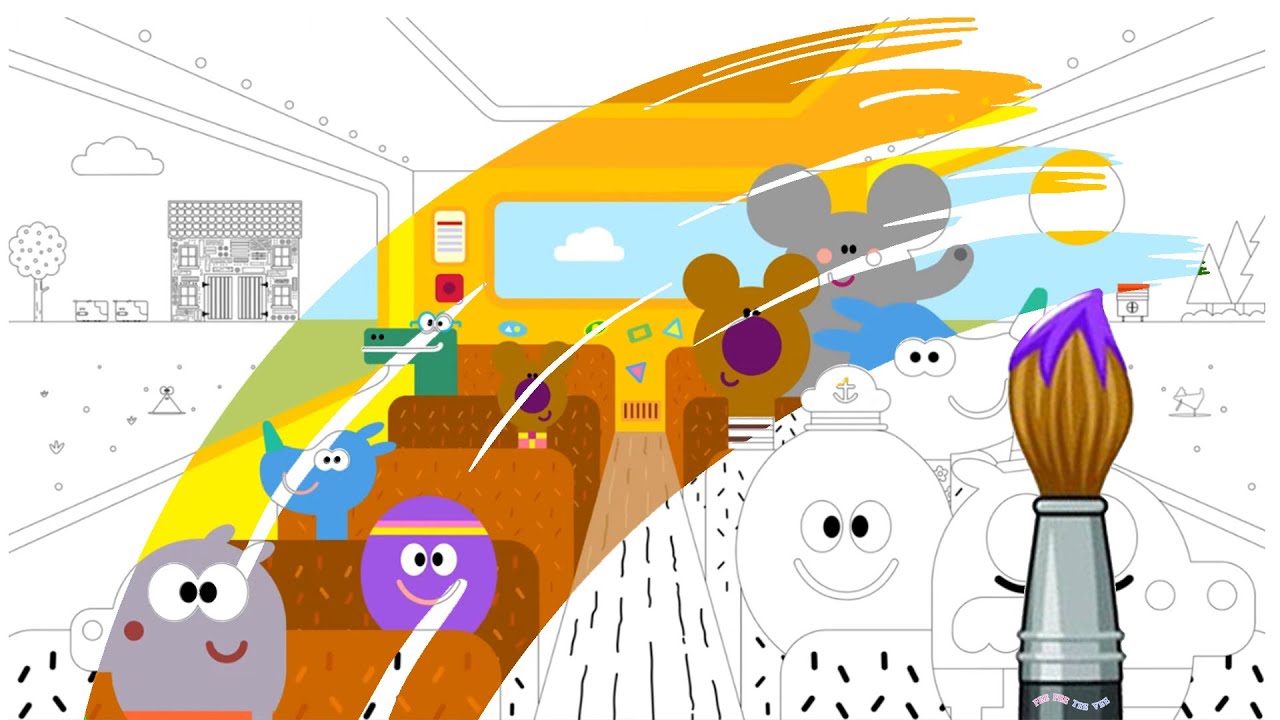 Colouring | Hey Duggee| All Aboard The Duggee Bus