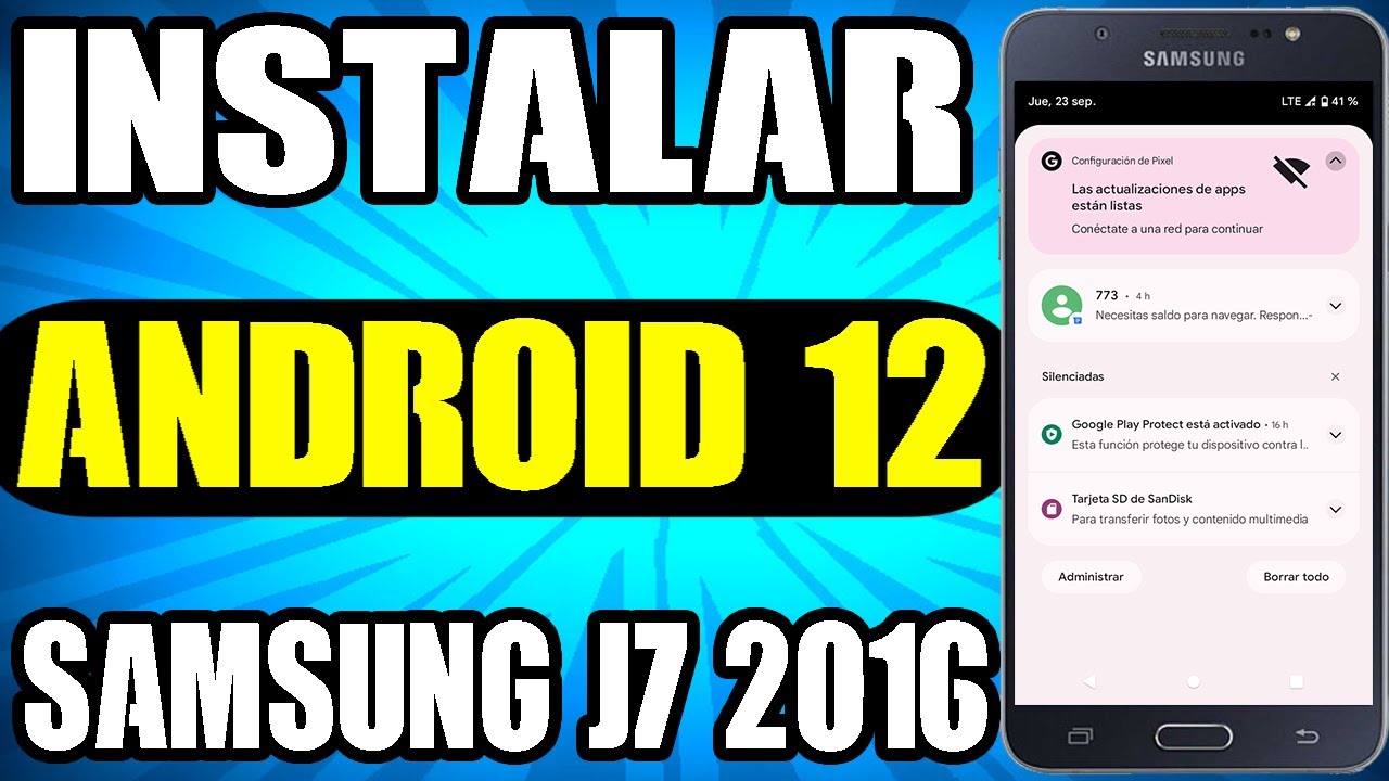 Como Instalar Android 12 En Samsung J7 2016 y Exynos 7870 | Guía Completa