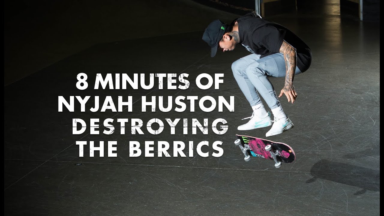 8 Minutes Of Nyjah Huston Destroying The Berrics