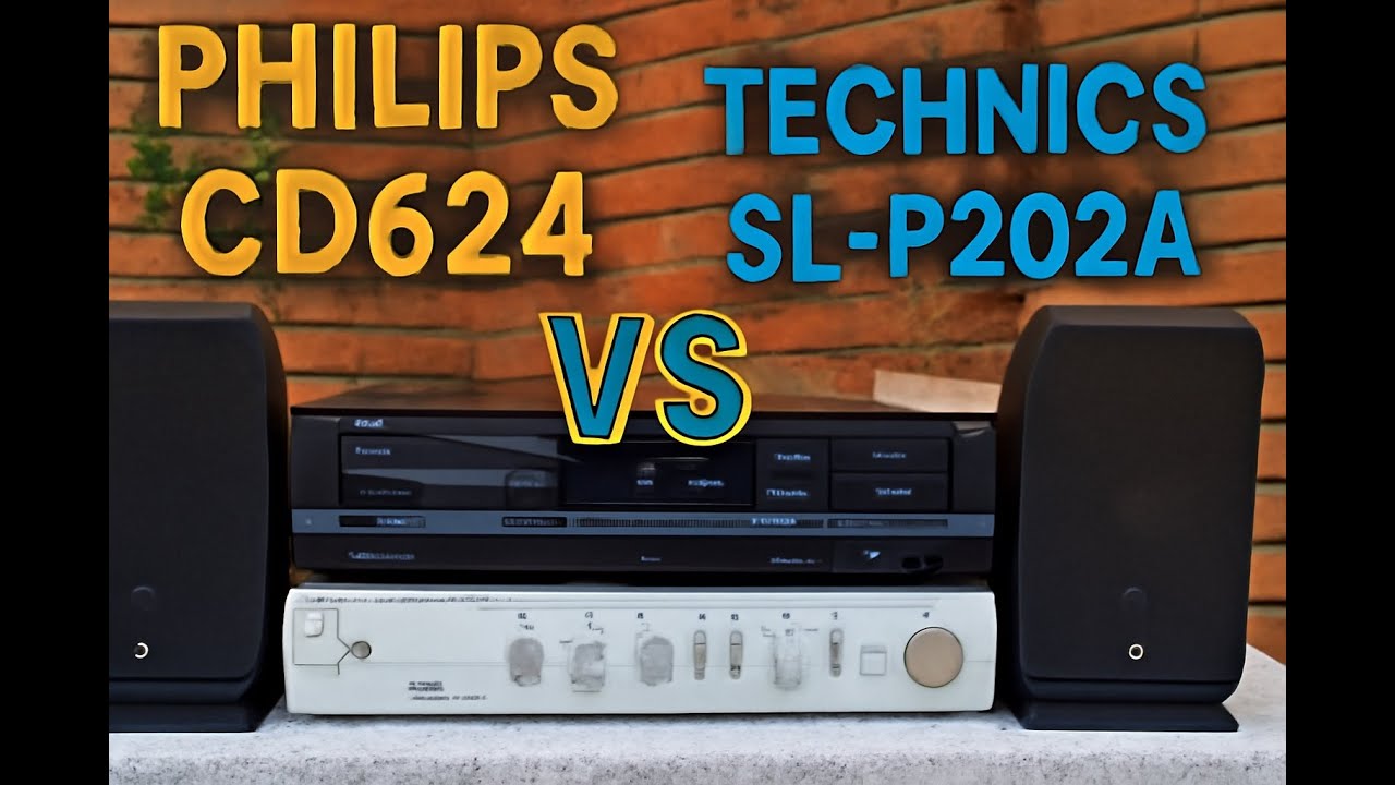 Vintage CD Player Battle: Philips CD624 vs Technics SL-P202A Sound Test I Sanyo JA2503 & Focal Sib
