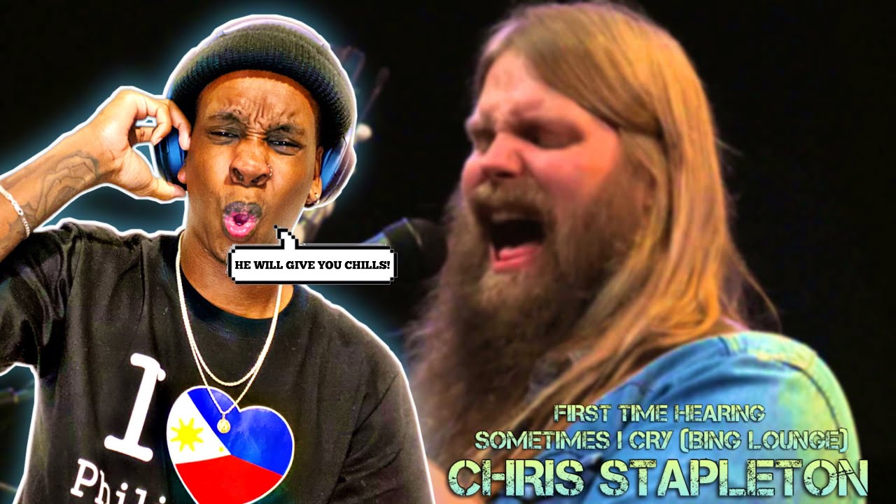 NON COUNTRY FAN REACTS TO Chris Stapleton - Sometimes I Cry (Bing Lounge) | HIS VOICE IS POWERFUL😳