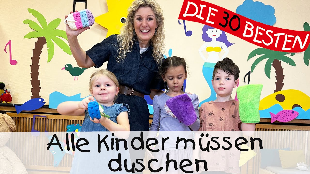 Alle Kinder m&uuml;ssen duschen - Singen, Tanzen und Bewegen || Kinderlieder