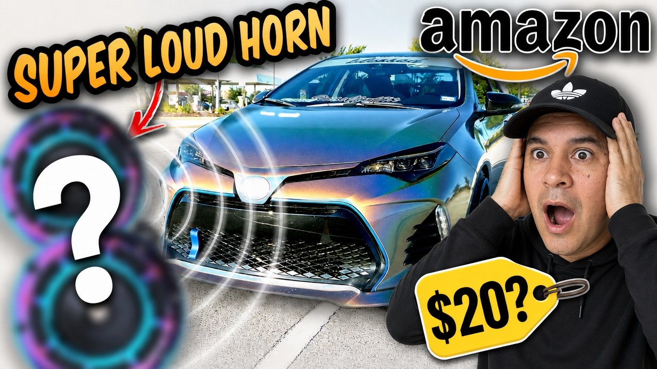 $34 Super Loud Horn AMAZON 2017 Corolla SE