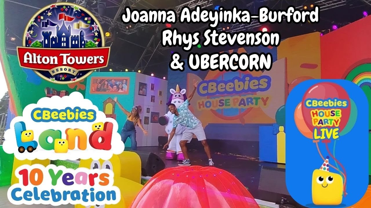 Cbeebies House Party Live: Cbeebies Land 10 Years Celebrations 2024 at Alton Towers Resort