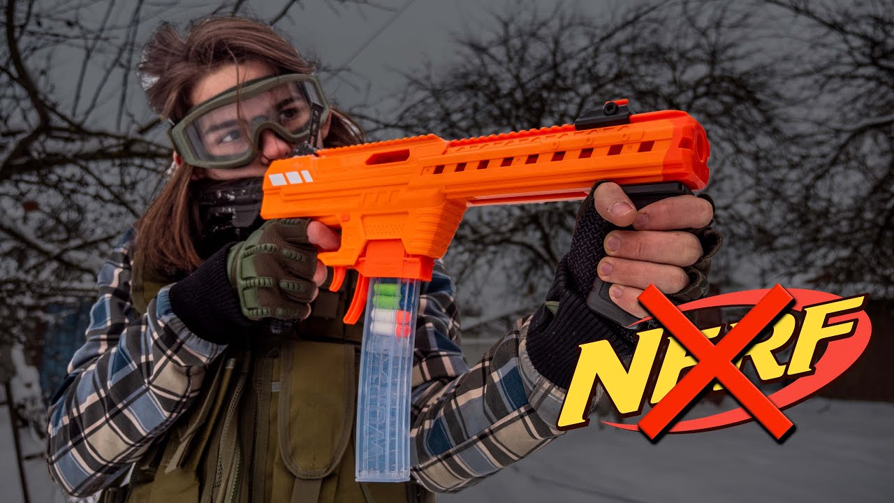 Нёрф больше не нужен? Adventure Force Nexus Pro!  Супер мощный бластер