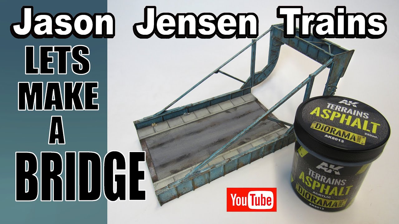 Making a rolling bridge for our model railroad!