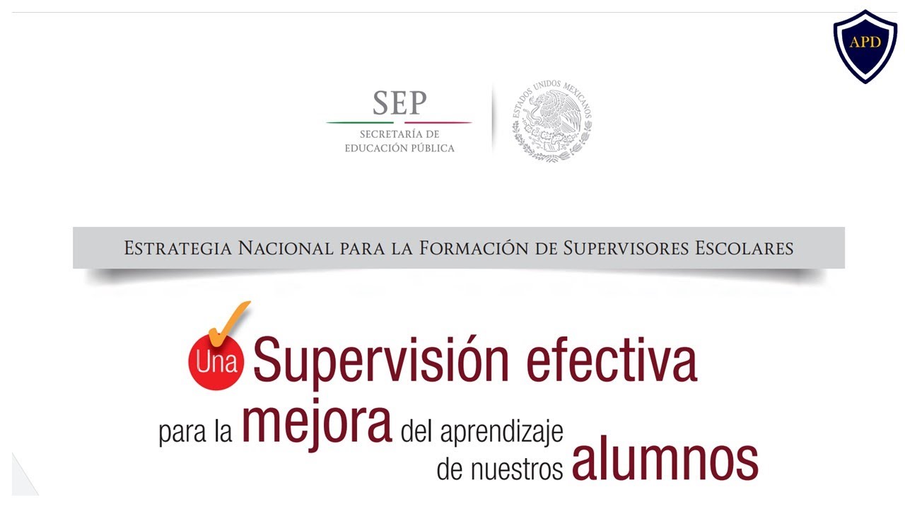 UNA SUPERVISIÓN EFECTIVA PARA LA MEJORA DEL APRENDIZAJE DE NUESTROS ALUMNOS.