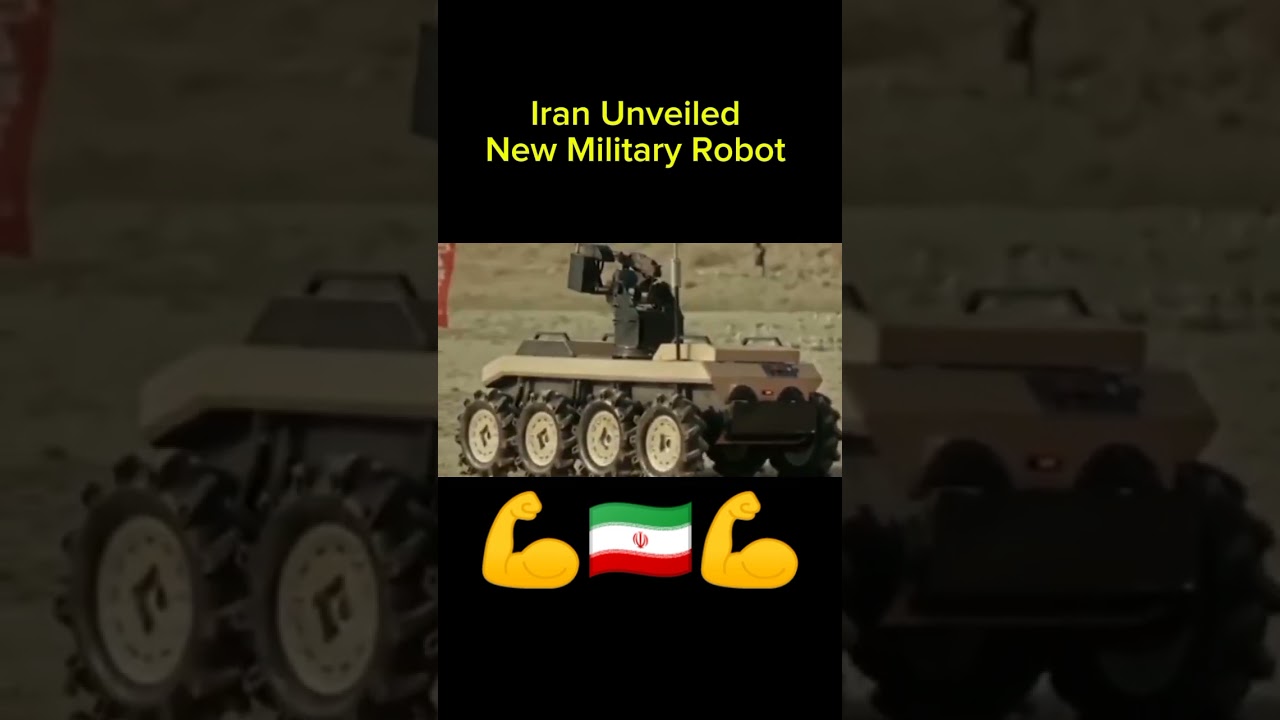 Iran 🇮🇷 Unveiled New Military Robot #iran #military #robot