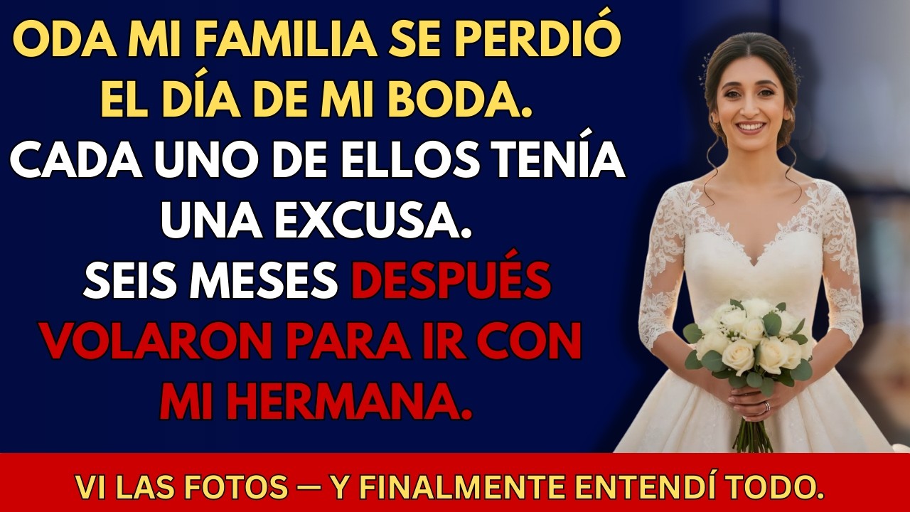 MI FAMILIA SE PERDIÓ MI BODA — PERO VOLÓ POR TODO EL PAÍS PARA IR A LA DE MI HERMANA