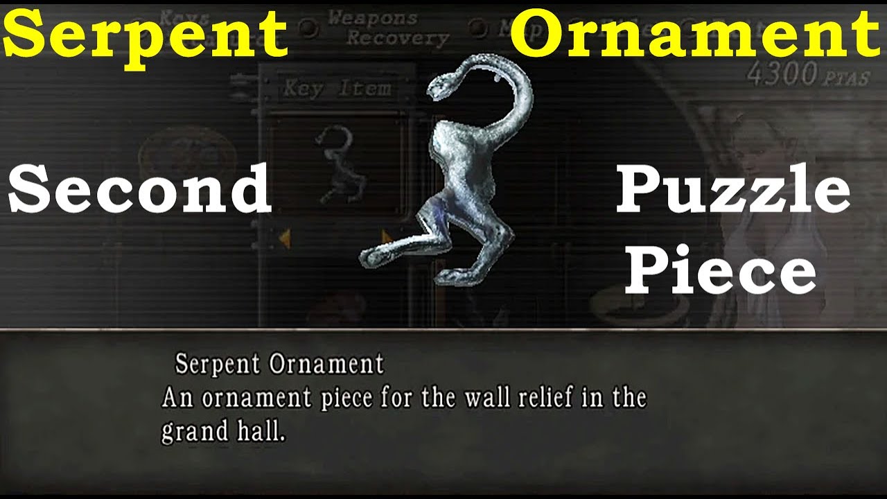 Resident Evil 4 (Sniping and rescuing Ashley and Ashley found Serpent ornament)
