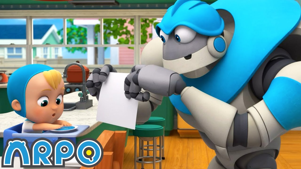 Art ATTACK!!! | Robot Cartoons For Kids | ARPO | Sandaroo Kids Channel
