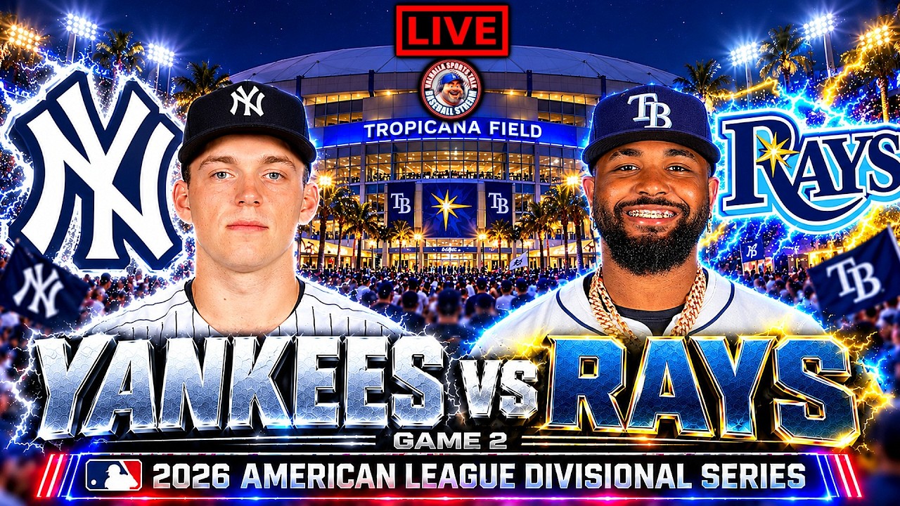 ⚾New York Yankees VS Tampa Bay Rays 🔴 LIVE STREAM 🔴 MLB American League ALDS Watch Party.