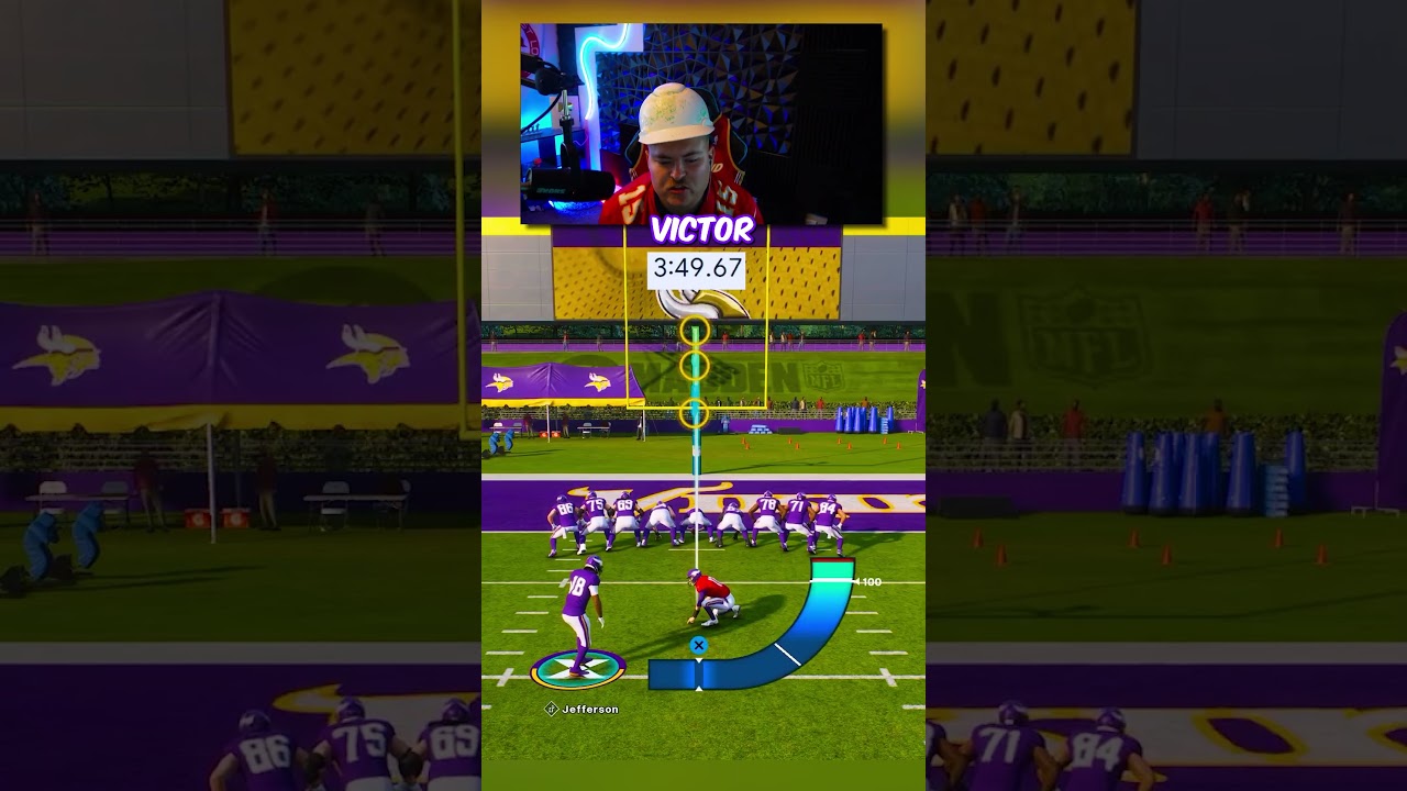 NFL NBA Justin Jefferson VS Victor Wemby #madden25 #nflplayer #nfl #patrickmahomes #madden #nba