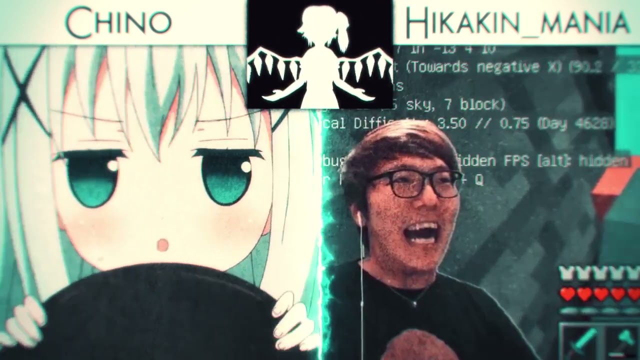 チノ VS Hikakin_Mania ボイパ対決 Bad Apple!! (Nhato remix.)