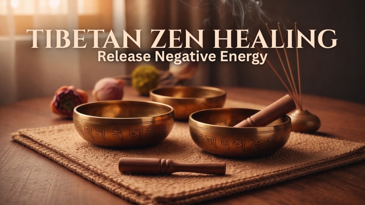 Tibetan Zen Healing Sounds | Release Negative Energy & Deep Inner Calm (3 Hours)