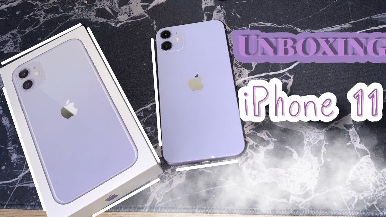 Unboxing IPhone 11💜 | Setup + Accessories 📦✨