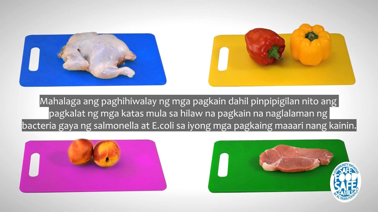 Safe Food, Safe Family: The Basics of Food Safety (Tagalog Subs)