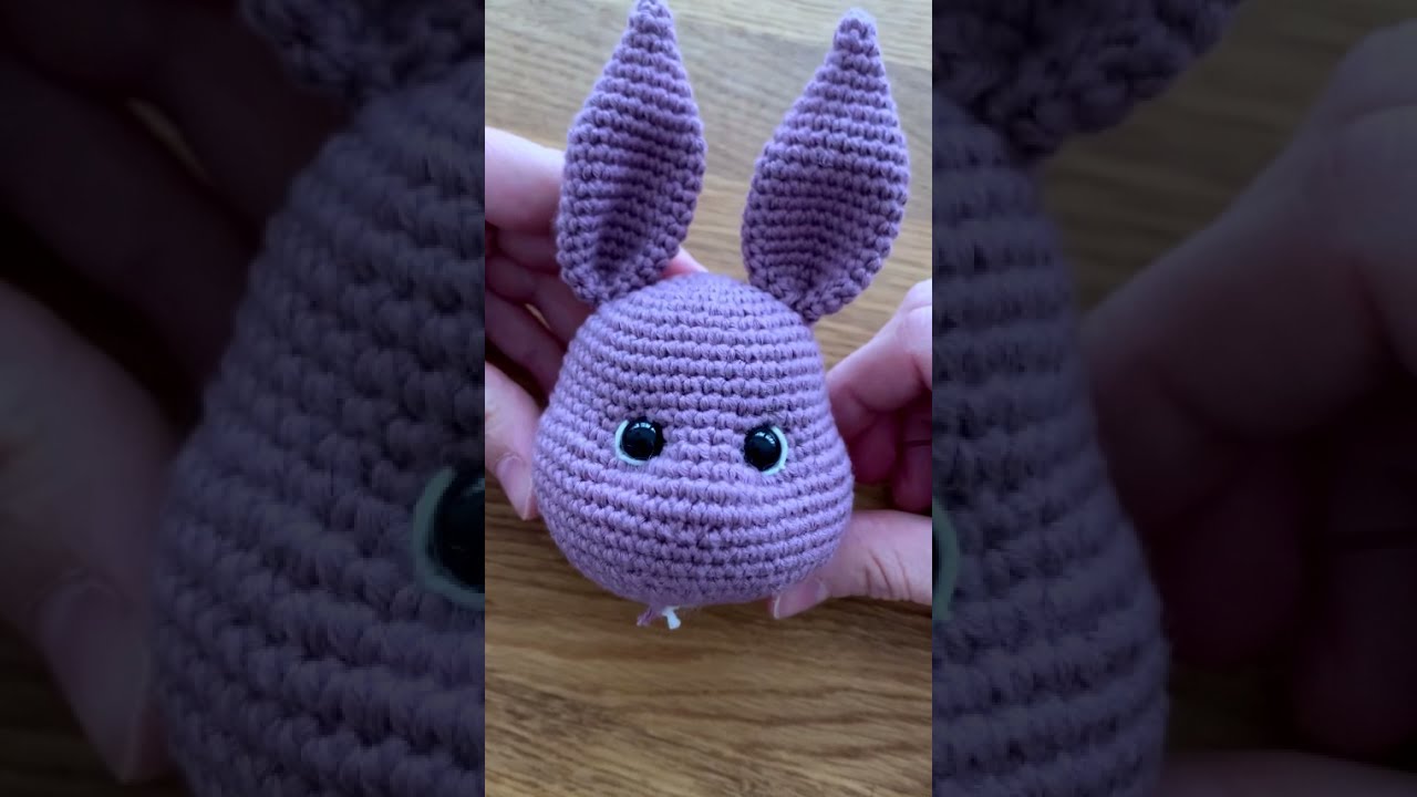 Amigurumi tips - how to add white area on bigger eyes (longer video)