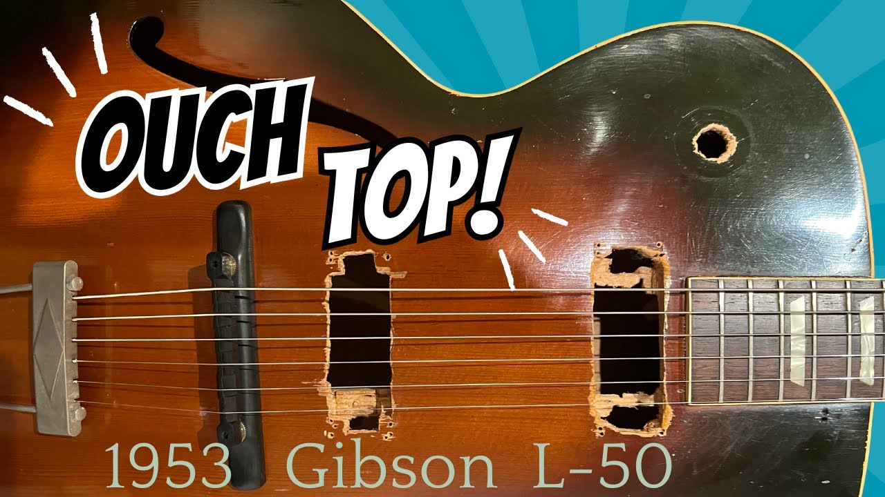 1953 Gibson L-50 Restoration [Part 1] - Removing the back and braces